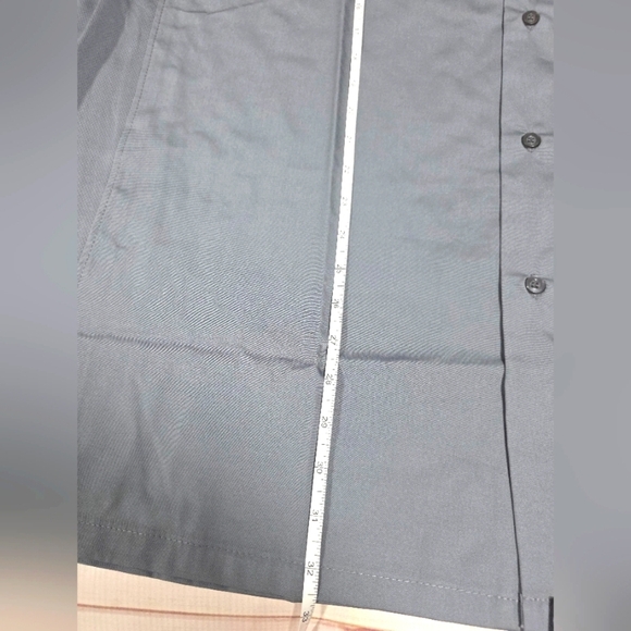 Chef Works Universal Grey Button Down Short Sleeve Shirt Size 3XL - New With Tag - Picture 7 of 9